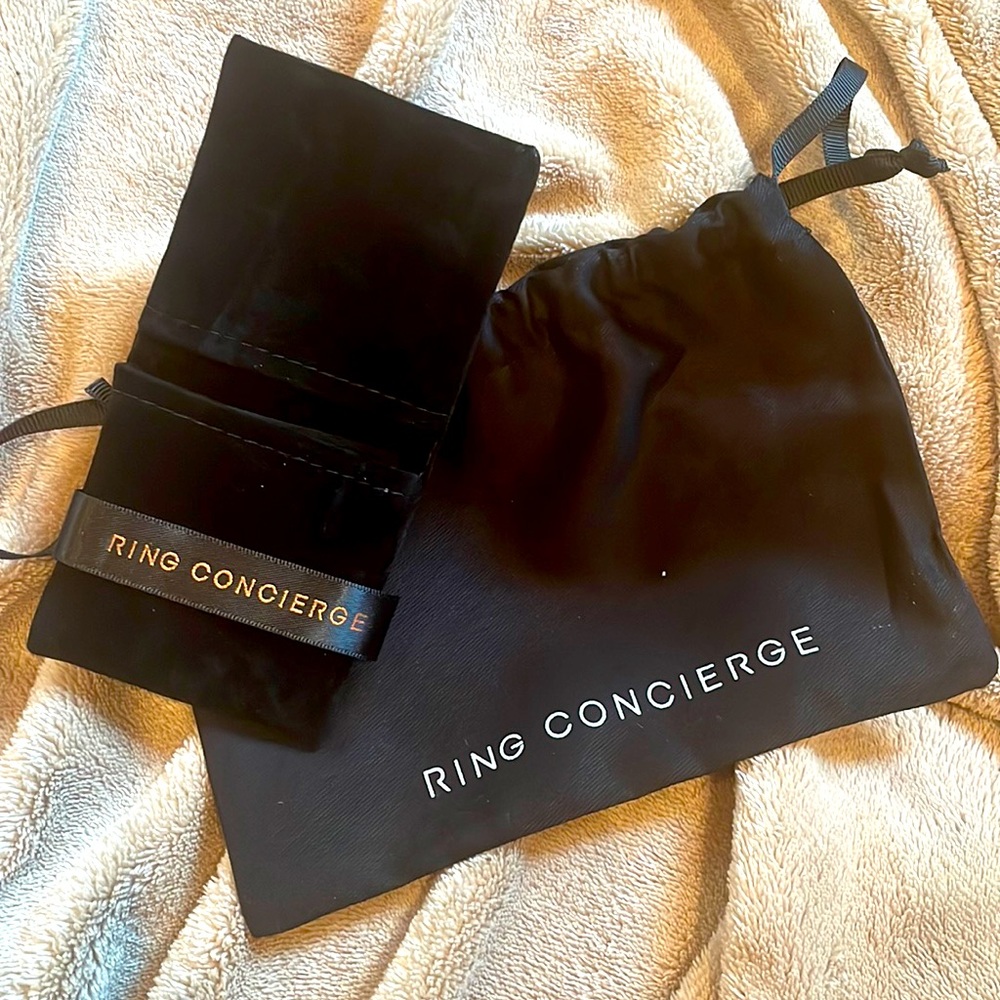 Ring concierge gift set - ring bag & jewelry pouch